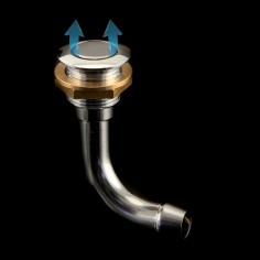Brass tank ventilator with...